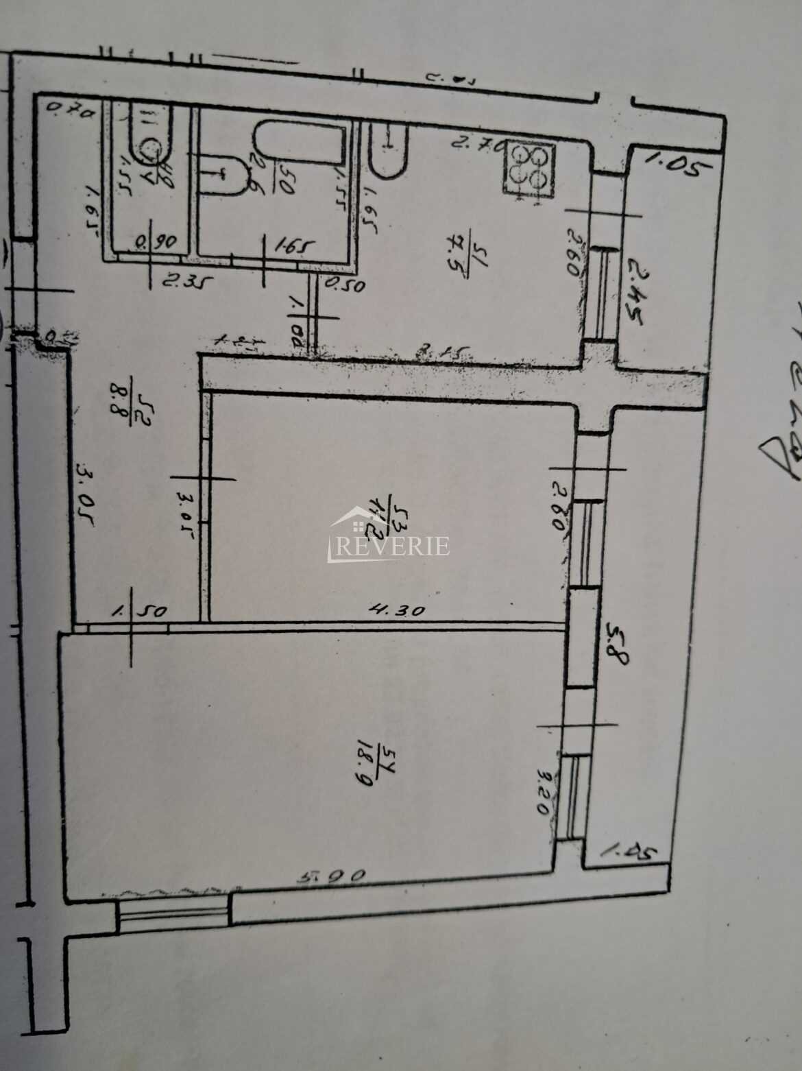 10-9-8-7-6-5-4-3-2-1-0-60220.  Продается Квартира Кахул,  Центр-Теплосеть 55000€